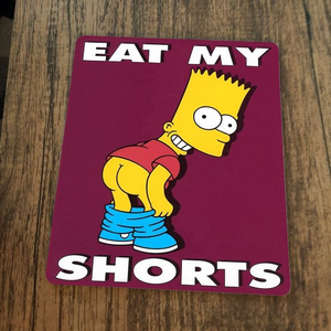 Eat My Shorts Mouse Pad‎ Bart Simpson
